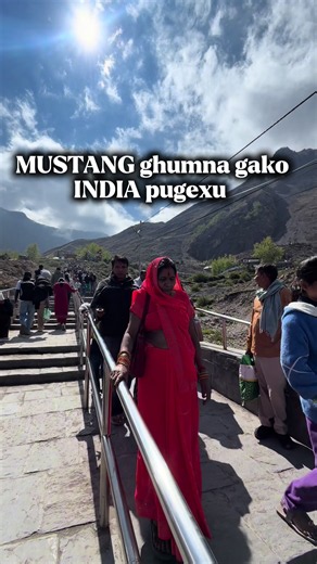 Glad to see majority of tourists than the local one #mustangtrip😍😍😍 #Jomson#tiktok #Nepal#Temple