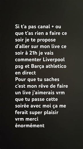 MERCI ❤️#football #live #endirect #pourtoi #ucl #championsleague