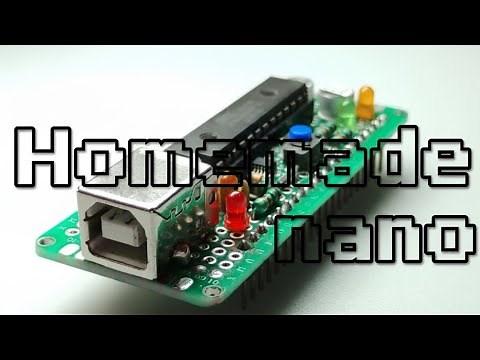 Make Your Own Arduino Nano! With USB! #1| How to Make Arduino! | ‪@chadtag‬