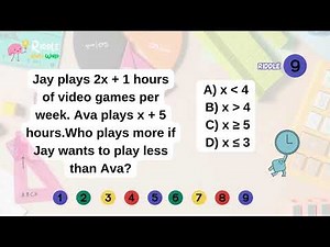 10 Master Inequalities in Easy to Genius | Visuals, Word Problems, and Logic Puzzles! #riddle #math