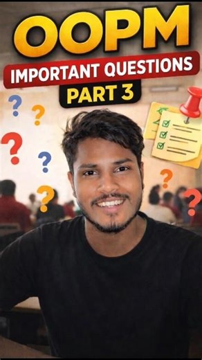 OOPM important RGPV | CS - 305 | Object oriented programming and methodology Part 3 | ‪@AzadEduTrack