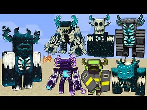 Norden Vs NEW Wardens PLUS+ Mobs / Minecraft Mob Battle