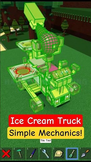 Roblox Build a Boat for Treasure Ice Cream Truck Simple Mechanics! #babft #roblox