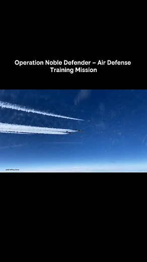 Operation Noble Defender – Protecting the Skies of North America Description - Operation Noble Defender is an air-defense training mission conducted to enhance North American aerospace security and cooperation. Through joint drills involving fighter jets, refueling aircraft, and tracking systems, the operation ensures readiness against potential aerial threats. 🎓 Educational content created to promote defense awareness and aviation safety. #reels #fbreels #DefenseAwareness #OperationNobleDefend