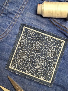 Sashiko Boro Quilting Square Machine Embroidery File Design 4x4 Inch Hoop. Sashiko Jeans Patch Embroidery File. Digital File. - Etsy