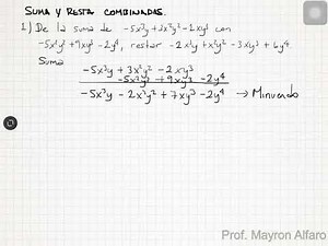 Suma Y Resta De Polinomios Combinadas (básico)