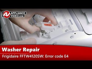 Frigidaire Washer Repair - Out of Balance, Error Code E4 - Impact Switch