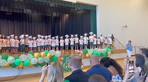 1.2K views · 49 reactions | And not only are those kindergarten grads smart, they’re talented!  | Saint Patrick School | Facebook