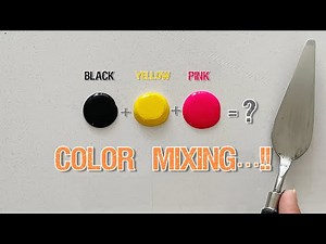 How to Mix Stunning Color Combos With Just 3 Colors/color mixing