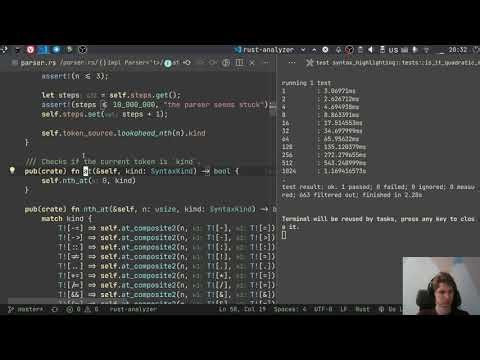 Explaining Rust Analyzer 21: live coding faster AstIdMap
