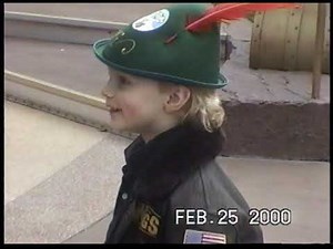 1999 Eli meets Capt. Hook at Disneyland