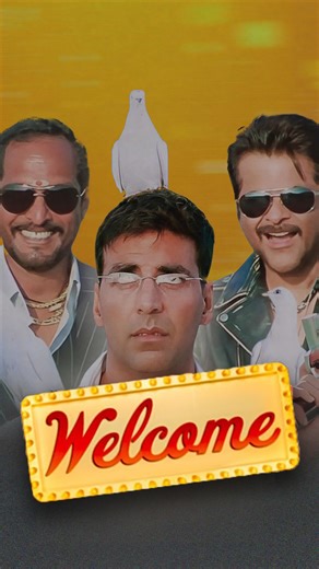 Airtel Xstream India on Instagram: "Your sign to rewatch this masterpiece 😂 • • • (Welcome movie, Bollywood, must watch)"