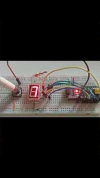 Arduino Push Button Toggle 7 Segement 0 to 9