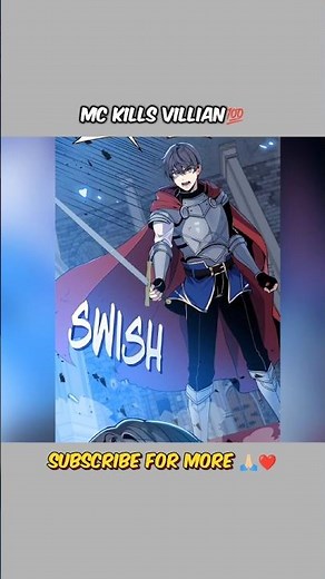 MC Finally Kills Evil Villian 🔥😈 | #shorts #foryou #manhwa #manhua #manga #webtoon #fyp #ytshorts