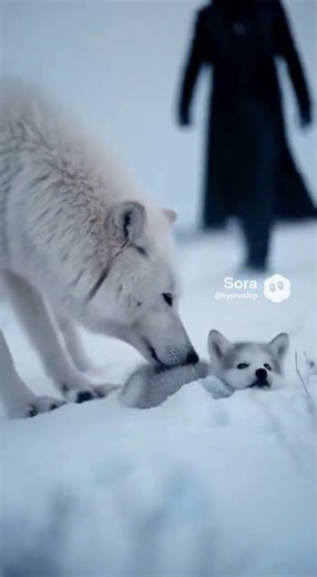 A Vampire Steps Out of His Car and Frees a Trapped Wolf Cub