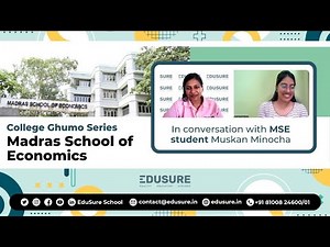 MA in Environment Economics at Madras School of Economics With MSE 2024 student Muskan Minocha