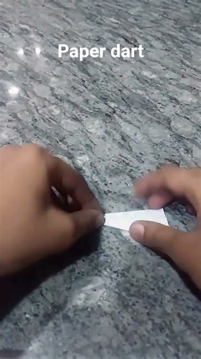 how to fold a paper dart