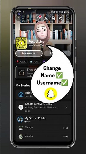 How To Change Name On Snapchat | Snapchat username change kaise kare #snapchat #tktechno #tech