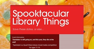 Spooktacular Library Things