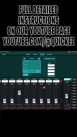 REARRANGE YOUR XR CHANNELS - iPad