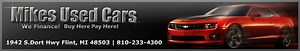 Used Cars in Flint MI | Bank Financing Available | Mike's Used Cars