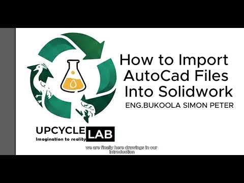 How to Import AutoCAD Files into SolidWorks & Turn Them into 3D Parts – Step by Step.