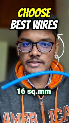 How to Choose Proper Wire ⚡ | Wire Size & Current Rating #shorts #electricaltips #wiring #tech