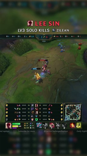 Lee Sin LV3 SOLO KILLS Zilean | EUW Master Patch 26.19 #shorts