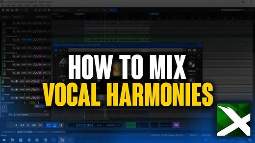 Mixing Vocal Harmonies | Mixcraft 9 Tutorial