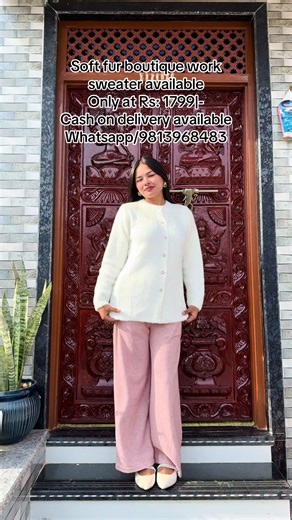 Soft Fur Boutique Work Sweater for Rs 1799