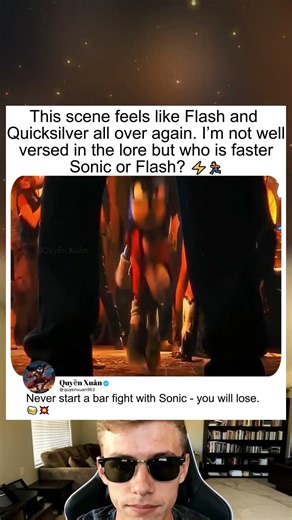 Sonic vs Flash： Who's Faster？