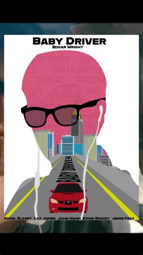 Making Film Posters - Part 1: Baby Driver (2017) #babydriver #adobeillustrator #filmposter