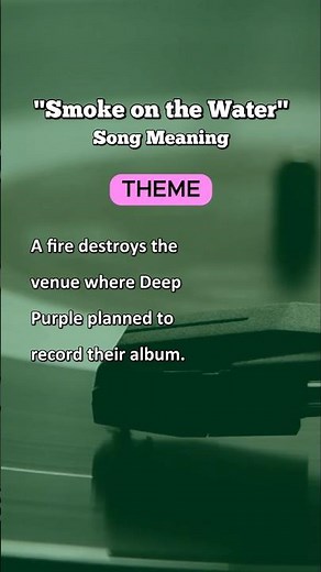 "Smoke on the Water" Song Meaning - Deep Purple