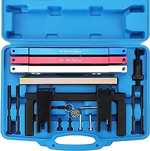 Master Engine Timing Vanos Cam Camshaft Locking Tool | Crankshaft Flywheel Alignment Tool Kit Compatible with BMW Vehicles with 2.5L 3.0L N51 N52 N53 N54 N55