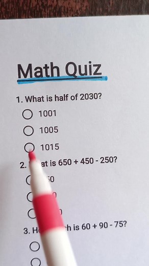 Challenging Grade 7 Math Quiz: Can You Score 7/7?