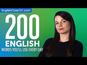 200 English Words You'll Use Every Day - Basic Vocabulary #60