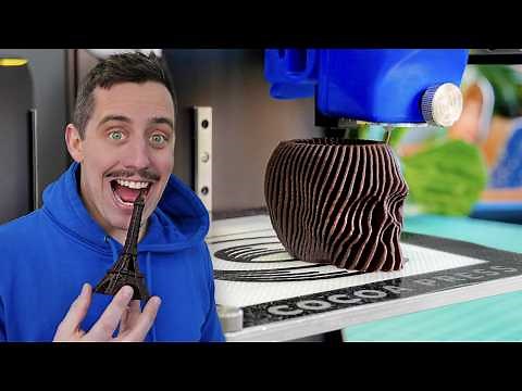 Have You Ever Seen a Chocolate 3D Printer?!