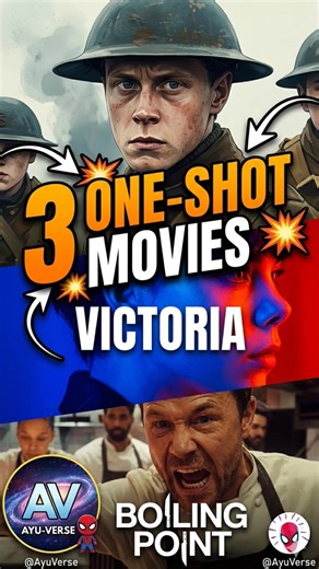 Top 3 Movies Without A SINGLE Cut! 🤯 #shorts