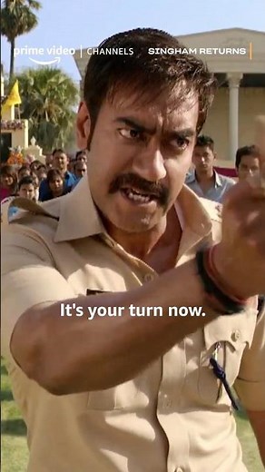 Ajay Devgn Back In Action In Singham Returns 🔥 | #primevideoindia