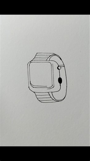 Easy watch drawing 💥✨💥✨ #art #drawing #youtubeshorts