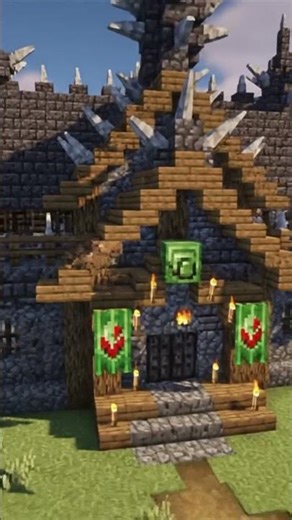 Epic Orcish House Build | Minecraft Fantasy Orc Stronghold