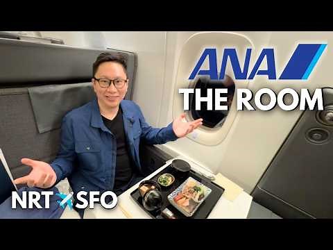 9 Hours in ANA The Room Business Class ✈️ Best Seat from Tokyo to the US? | Boeing 777-300ER