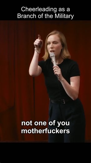 @TikTok | hannah einbinder standup cheerleading