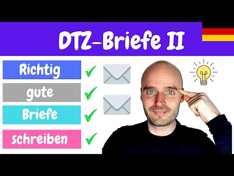 DTZ / Telc B1 Briefe schreiben | Bewerbung | A2 B1 | Learn German | Deutsch lernen | Teil 2