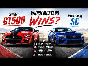 Ford Dark Horse SC vs Shelby GT500 Which Mustang Is Better?