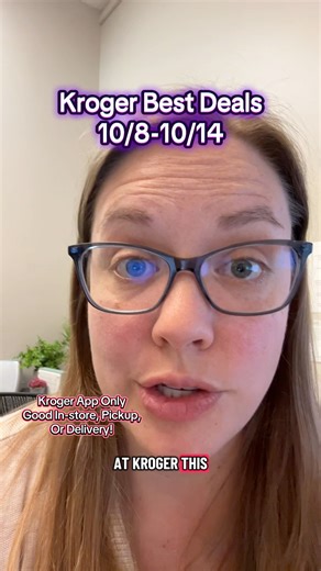 Kroger best deals using only the Kroger app thru 10/14 #krogerdeals #krogercouponing #howtocoupon #groceryshopping | Em’s Coupon Clips