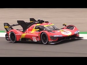Ferrari 499P LMH Le Mans Hypercar Testing at Monza Circuit- Turbo V6 Sound!