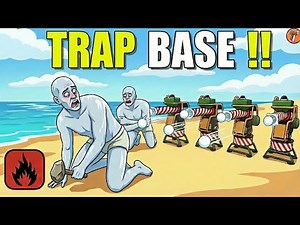 Build a Snowball Turret Trap Base | Oxide Survival Island