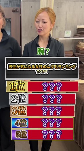 沖縄リラクゼーションマッサージの人気部位