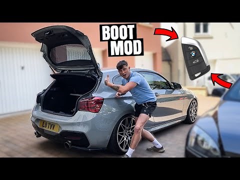 THIS MOD OPENS YOUR BOOT **AUTOMATICALLY** BMW 1 SERIES INSTALL!!